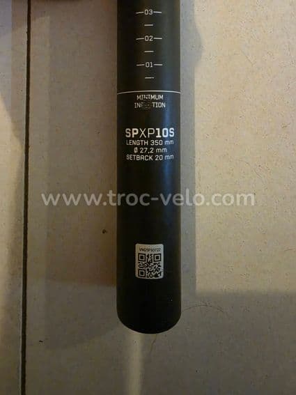 Tige de selle OC Performance XP10-S Carbon, 27.2 mm, Setback 20 mm - 3
