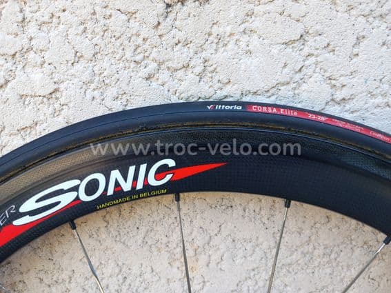 Roues carbone Sonic à boyaux - 2