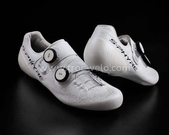 Chaussures vélo route haut de gamme Shimano S-PHYRE SH-RC903 – Blanc – Taille 39 – Très bon état - 1