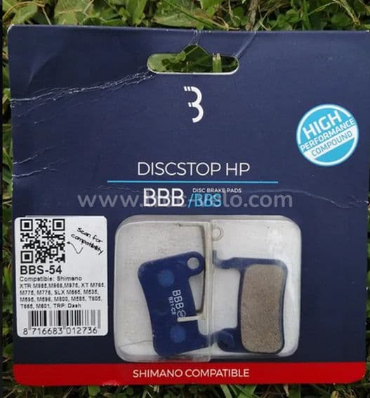 Plaquettes de freins pour vélo type BBB/BBS - 1