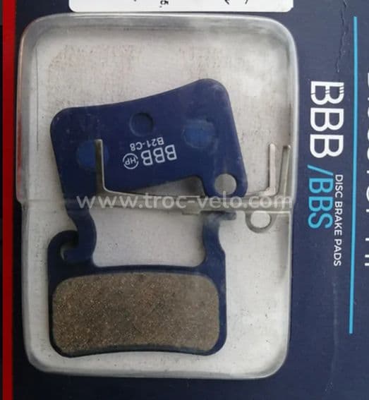 Plaquettes de freins pour vélo type BBB/BBS - 3