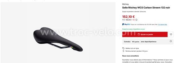 Selle Ritchey WCS Carbon Streem 132 mm - 10