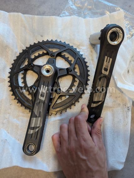 Pédalier Rotor 3D 175mm 52/36 - 1