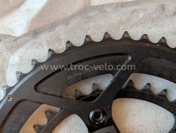 Pédalier Rotor 3D 175mm 52/36 - 3