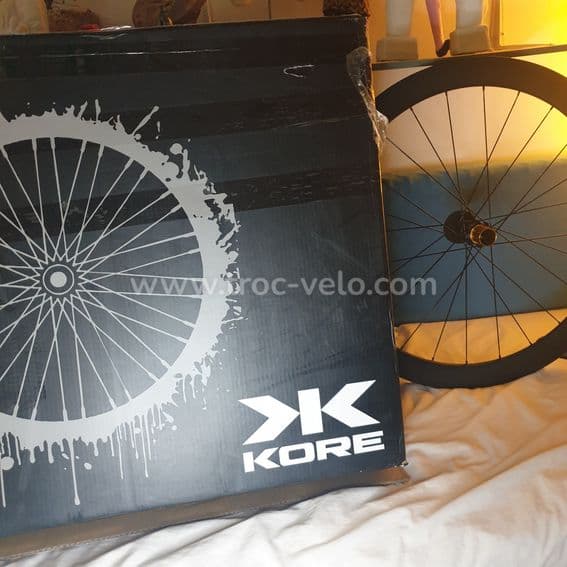 Paire roues carbones disc 50mm disques offerts - 3