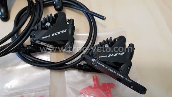 Neuf Freins Hydraulique à Disques Shimano 105 2x11v Etriers BR-R7070 + Leviers ST-R7020 - 4