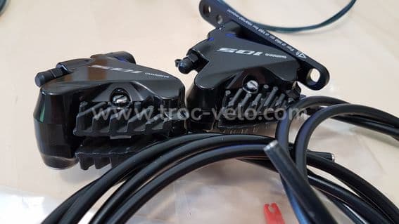 Neuf Freins Hydraulique à Disques Shimano 105 2x11v Etriers BR-R7070 + Leviers ST-R7020 - 8