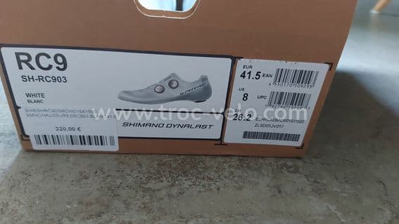 Chaussures shimano rc9 s-phyre blanc - 2