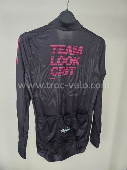 Maillot RAPHA Custom Pro Team Training Jersey - Noir - Team Look Crit - Femmes - S - 2
