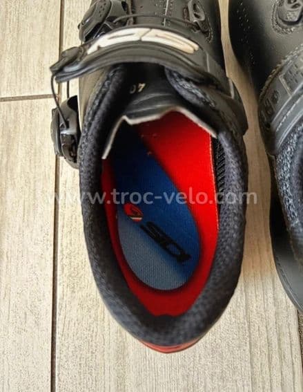Sidi Genius 10 Mega Noir Intense – T40 – Très bon état + semelles Sidi Memory - 8