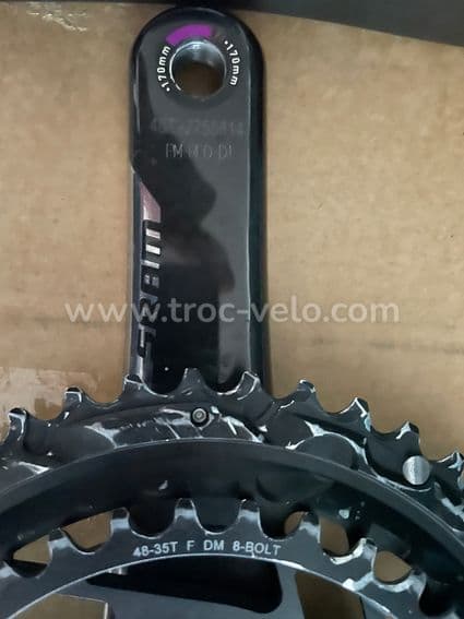 Pédalier puissancemettre sram Red 170 mm - 5