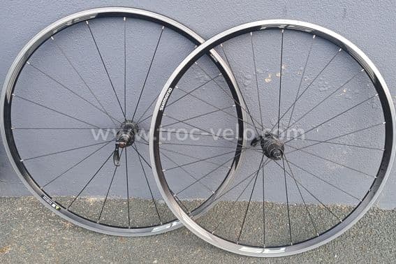 Roues aluminium Shimano RS010 622x15c QR - 1