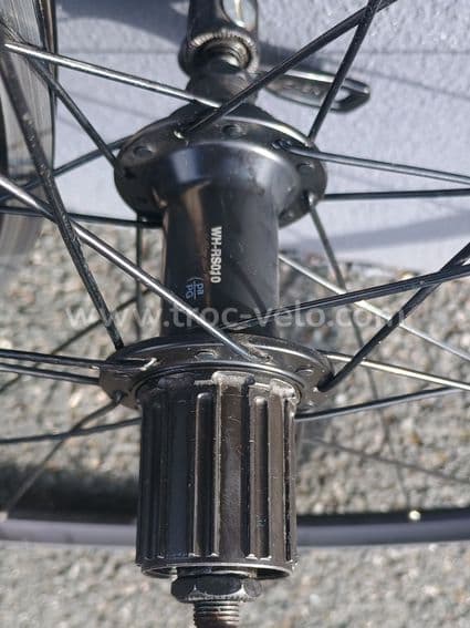 Roues aluminium Shimano RS010 622x15c QR - 6