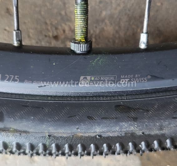 Roues DT SWISS disque Gravel VTT 27.5 - 2