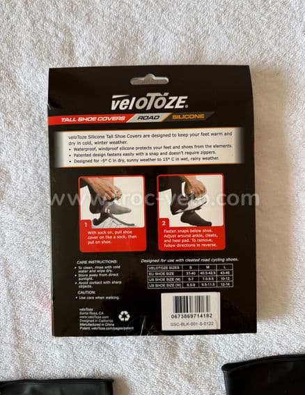 Couvre chaussures cyclisme pluie neuf - 3