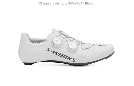 Vends Chaussures Route SPECIALIZED S-WORKS 7 - White. - 2