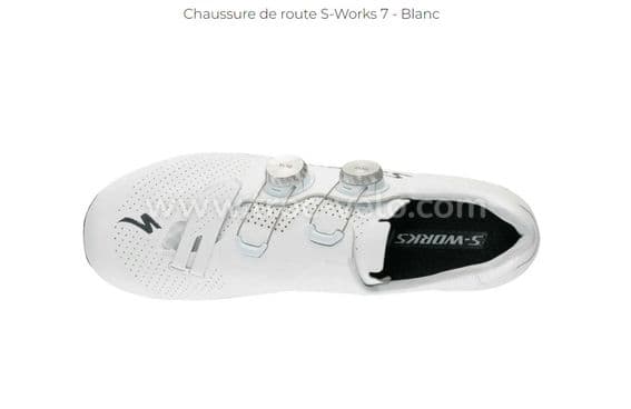 Vends Chaussures Route SPECIALIZED S-WORKS 7 - White. - 3