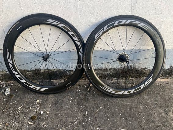 Vends roues carbone Scope R5 patins - 1