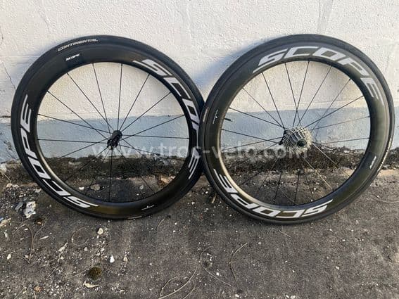 Vends roues carbone Scope R5 patins - 3
