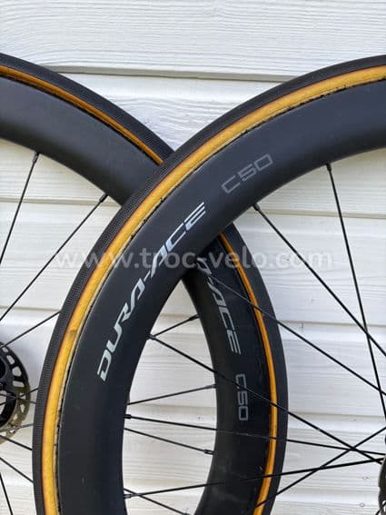Paire de Roues Dura-ace C50 à boyaux - 2