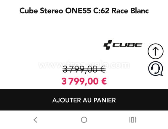 VTT cube one 55 c62 neuf - 9