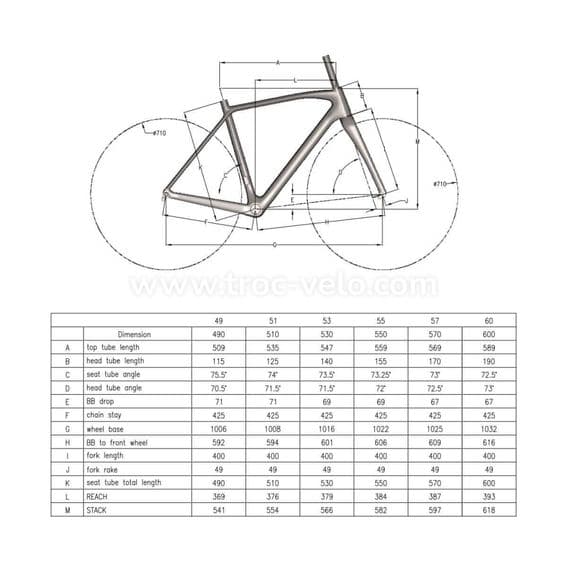 Vélo gravel Taille S Cyclocross - 53 - 3