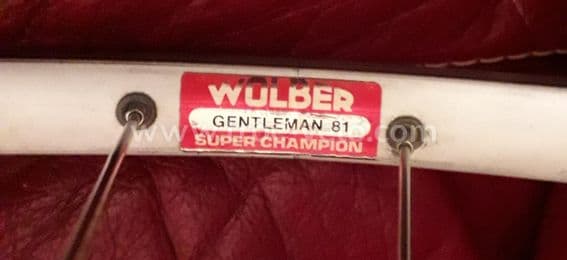Roue Wolber super champion gentleman 81 Campagnolo Record aluminium rayon inox en Tbé - 2