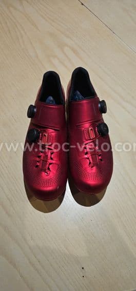 Shimano Chaussures Vélo Route Homme - S-Phyre SH-RC903 - Large - Rouge Taille EU: 43 - wide - 1