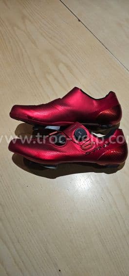Shimano Chaussures Vélo Route Homme - S-Phyre SH-RC903 - Large - Rouge Taille EU: 43 - wide - 2