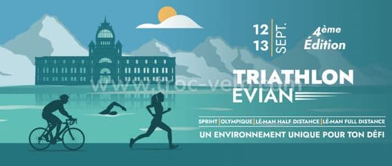 dossard triathlon evian 2026 Olympic - 1