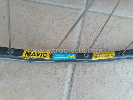 PAIRE DE ROUES Mavic Open 4CD, moyeux Mavic EUR 110,00 - FR PAIRE DE ROUES Mavic Open 4CD, moyeux Mavic EUR 110,00 - FR