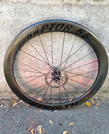Paire de roues Stealth Raptor 55 carbone disc Shimano HG - 4