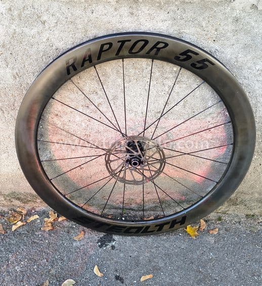 Paire de roues Stealth Raptor 55 carbone disc Shimano HG - 6