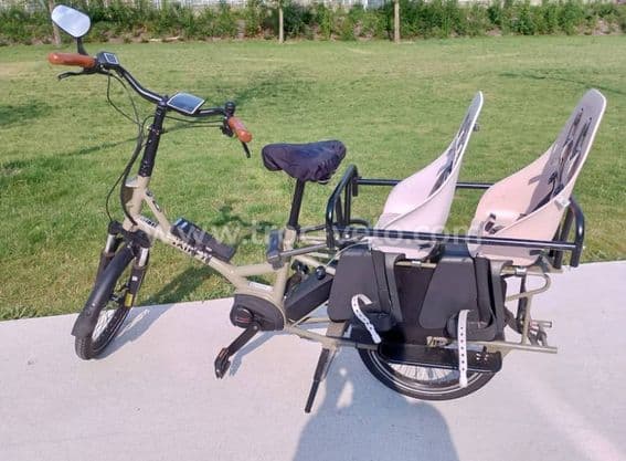 Vélo Cargo Électrique Kiffy Capsule MT Longtail + accessoires - 1