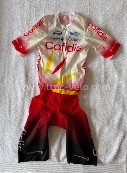 Combinaisons cyclisme contre la montre cofidis marque nalini Nacer Bouhanni - 1