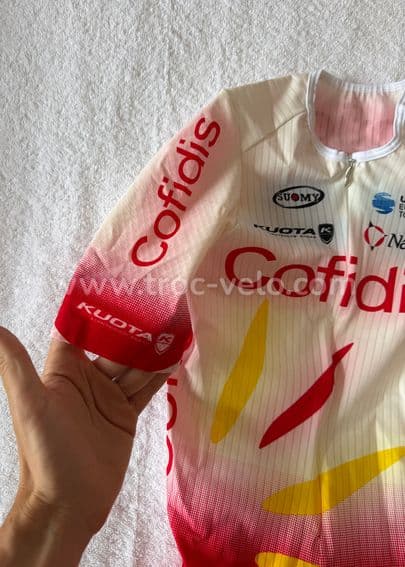 Combinaisons cyclisme contre la montre cofidis marque nalini Nacer Bouhanni - 3