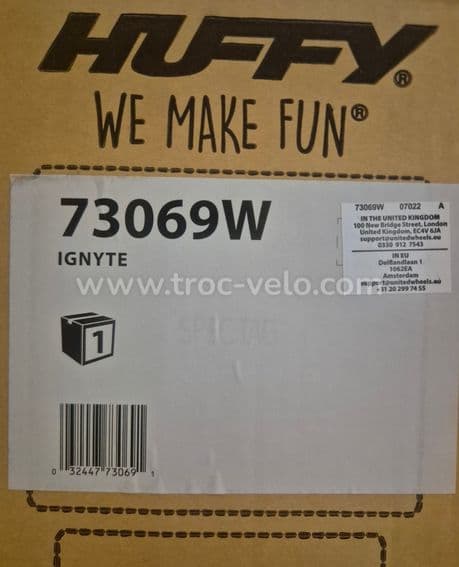 Vélo type bmx Huffy rouge 6-9 Ans - 8