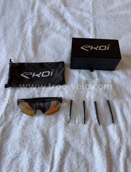 Lunette cyclisme ekoi e-lens neuve verre photochromique - 1