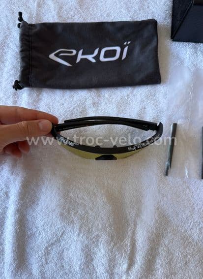 Lunette cyclisme ekoi e-lens neuve verre photochromique - 2