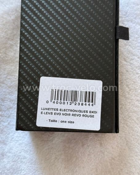 Lunette cyclisme ekoi e-lens neuve verre photochromique - 12