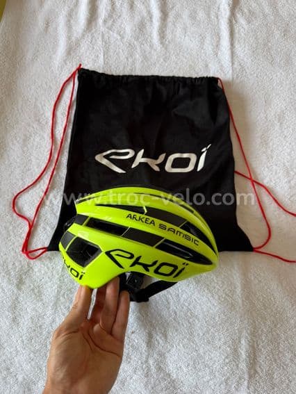 Casque de cyclisme haute visibilité team arkea samsic jaune - 1