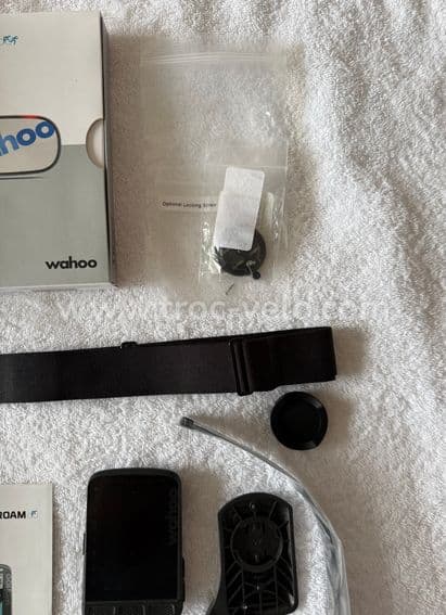 Compteur vélo gps haute gamme Wahoo élément roam avec ceinture cardio - 4