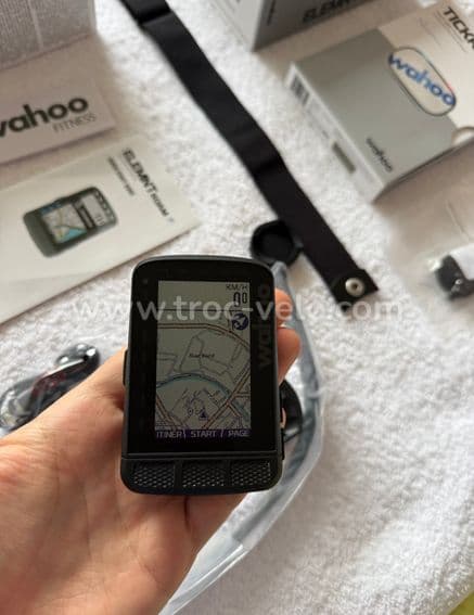 Compteur vélo gps haute gamme Wahoo élément roam avec ceinture cardio - 9