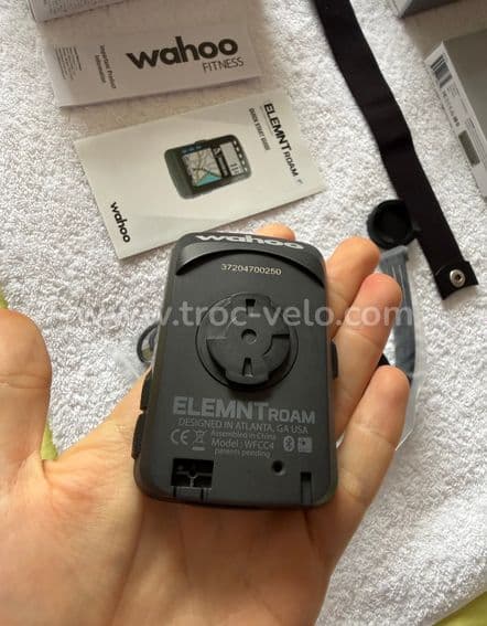 Compteur vélo gps haute gamme Wahoo élément roam avec ceinture cardio - 14