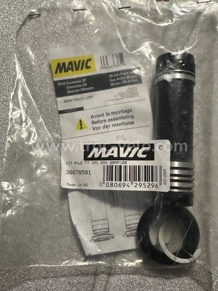 Axe roue AV 20mm Mavic 30870501 - 1
