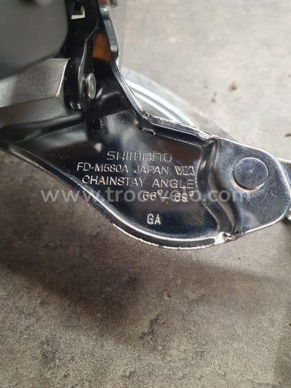Dérailleur AV Shimano LX FD-M580A - 3