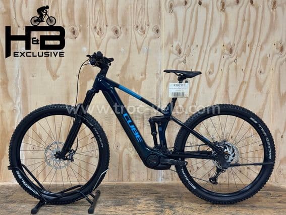 Cube Stereo Hybrid 140 HPC SLX 750 Carbon 29 pouces VTT électrique Shimano XT 2024 - 2