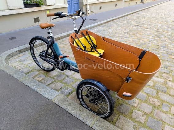 Vélo Babboe Carve électrique_cargo triporteur (546km sous garantie) - 1