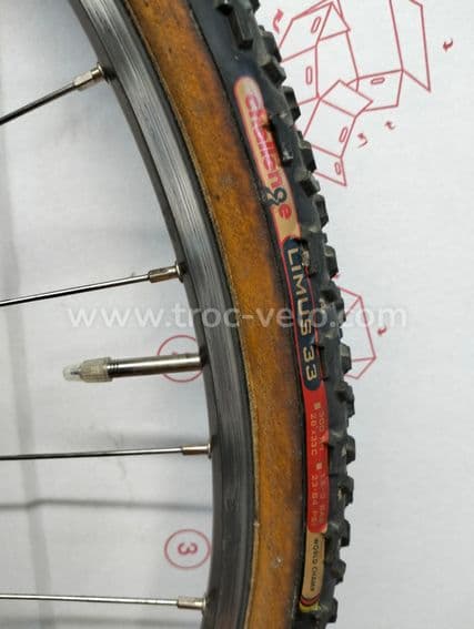 Roue AR moyeux 105 jante Mavic Reflex - 5