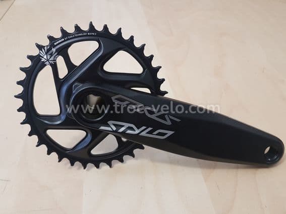 Pédalier SRAM Truvativ Stylo Eagle GXP 6K 34 dents 11 ou 12 vitesses. - 2